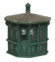 44-0535G Bachmann Scenecraft Entrance Ticket Kiosk Green
